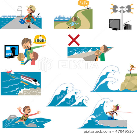 海嘯發生 47049530