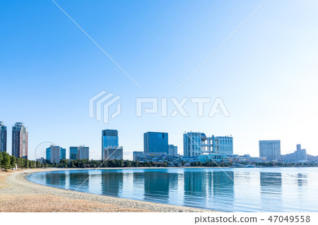 (東京都市風景)台場海濱公園1的風景 (東京都市風景)台場海濱公園1的風景 47049558
