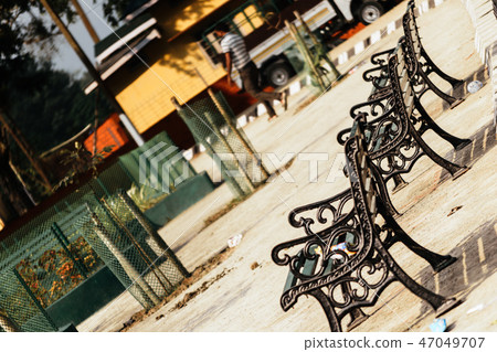 Chair in the garden.  47049707