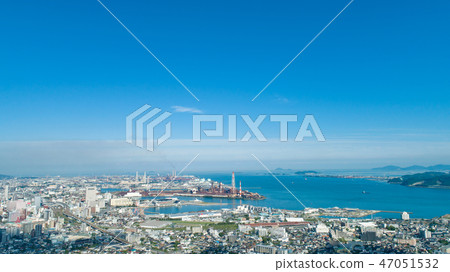 Fukuoka prefecture city skyline Kitakyushu city Fukuoka prefecture city skyline Kitakyushu city 47051532