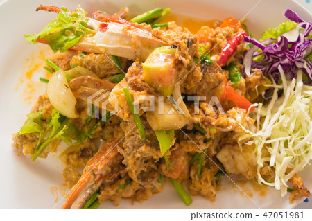 Thai crab and egg curry stir-fry Phu Pappong Curry Phu Pak Pong Curry 47051981