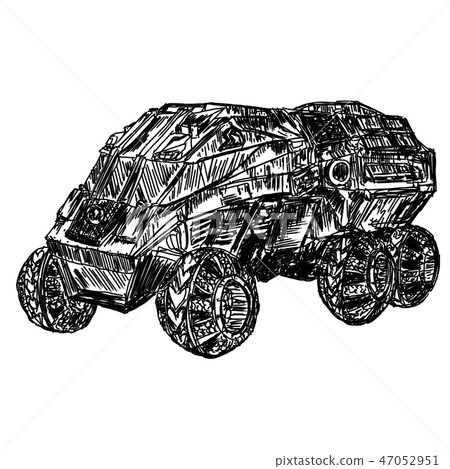 Mars Rover - Stock Illustration [47052951] - PIXTA