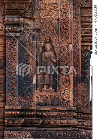 [World Heritage] Angkor Archeology Banteay Srey's Devata 47053834