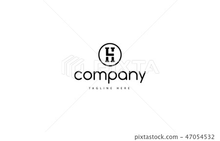 Initials L and H 2 letter vector image Initials L and H 2 letter vector image 47054532