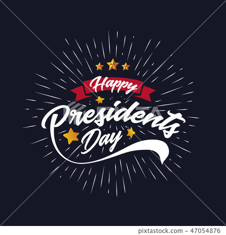 Happy Presiidents Day Banner Background Stock Illustration 47054876 Pixta