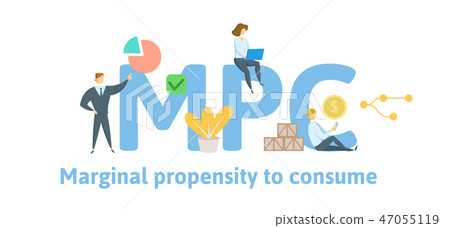 MPC, Marginal Propensity to Consume. Concept with keywords, letters and icons. Flat vector MPC, Marginal Propensity to Consume. Concept with keywords, letters and icons. Flat vector 47055119