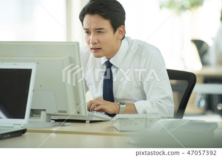 商人辦公室企業圖像 47057392