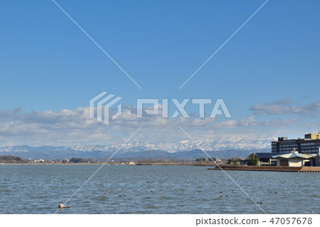 石川縣Katayamazu Onsen Lakeside 47057678