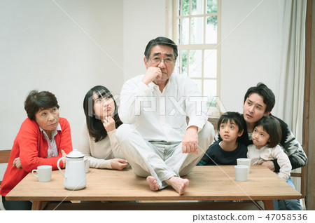 Three generations family Three generations family 47058536