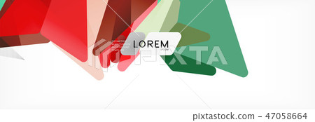 Science background. Abstract triangle pattern. Vector abstract geometric template Science background. Abstract triangle pattern. Vector abstract geometric template 47058664