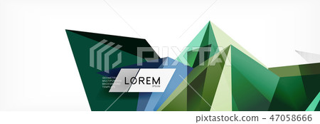 Science background. Abstract triangle pattern. Vector abstract geometric template Science background. Abstract triangle pattern. Vector abstract geometric template 47058666