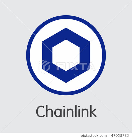 LINK - Chainlink. The Logo of Money or Market Emblem. LINK - Chainlink. The Logo of Money or Market Emblem. 47058783