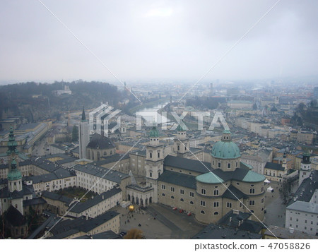View from Salzburg Hohensalzburg Castle 3 View from Salzburg Hohensalzburg Castle 3 47058826