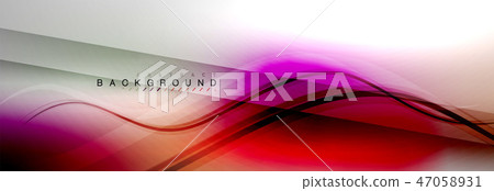 Smooth flowing wave motion concept background Smooth flowing wave motion concept background 47058931