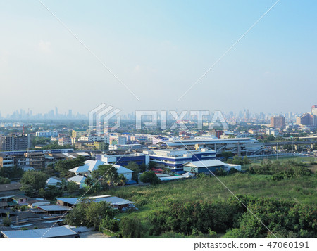 曼谷·BTS Baehin站和摩天大樓/軸承站,曼谷 曼谷·BTS Baehin站和摩天大樓/軸承站,曼谷 47060191