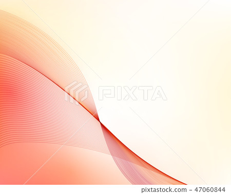 Abstract red wavy vector background. 47060844