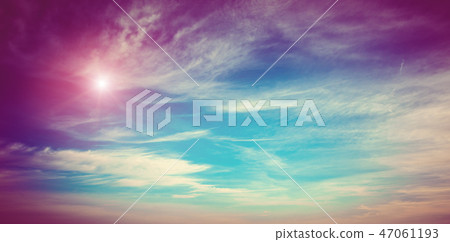 Beautiful sky morning 47061193