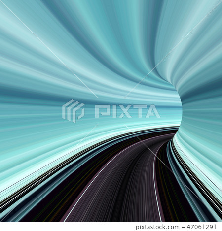 Abstract speed road - Stock Illustration [47061291] - PIXTA