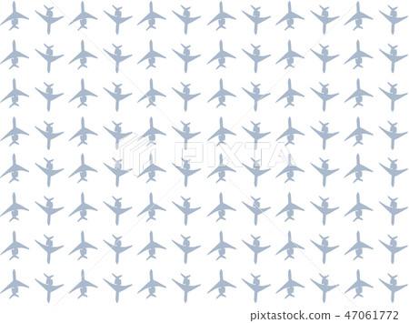 series of icons of silhouettes of the plane 47061772