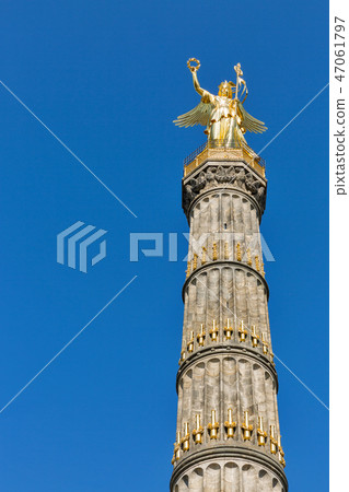 Victory column in Berlin, Germany. 47061797