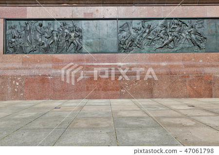 Victory column bas relief in Berlin, Germany. 47061798