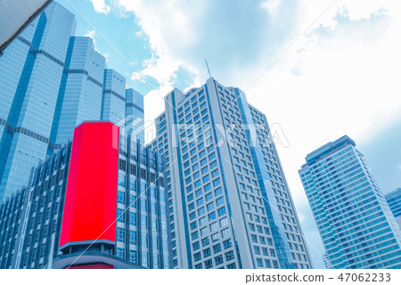 View of modern building in central district 47062233