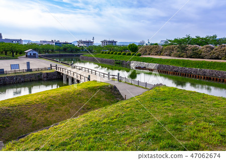 從上面的半月看到的Ebori和Honbori 47062674