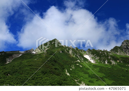 爬上中央阿爾卑斯山縱向Senjojiki Gokurakudaira 47065071