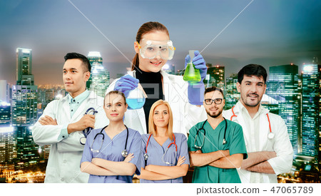 Medical and healthcare doctor people group. Medical and healthcare doctor people group. 47065789