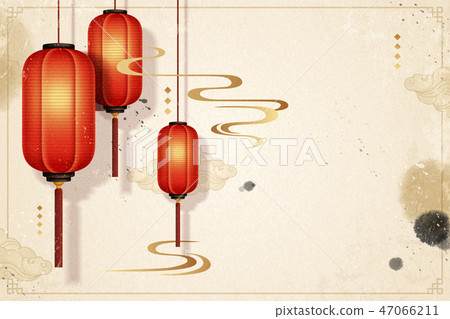 Traditional Lunar Year background 47066211