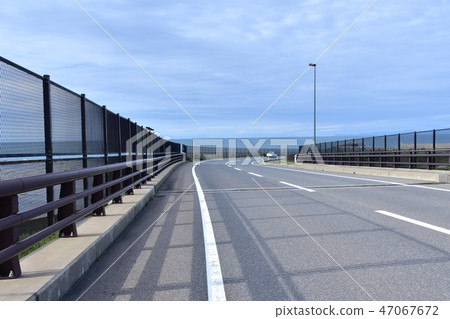 Coastal scenery of Aomori Fukaura-cho 47067672
