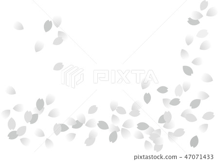 Cherry blossoms snowflake background watermark... - Stock Illustration  [47071433] - PIXTA