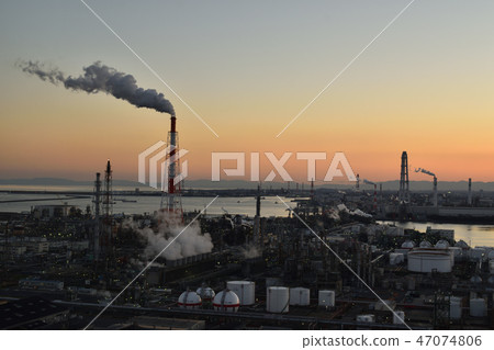 Yokkaichi Plant Night view Yokkaichi Plant Night view 47074806