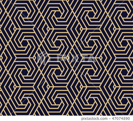 Abstract geometric pattern with stripes, lines. Abstract geometric pattern with stripes, lines. 47074890