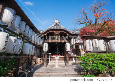 京都Kodai-ji寺三面大黑色Tenmido的Shutoku-in 47074927