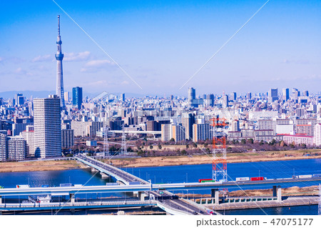 (Tokyo) Tokyo cityscape · Metropolitan Expressway (Tokyo) Tokyo cityscape · Metropolitan Expressway 47075177