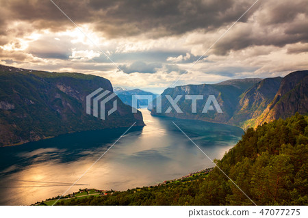 Beautiful Nature Norway Stegastein Lookout. Beautiful Nature Norway Stegastein Lookout. 47077275