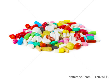 Heap of pills Heap of pills 47078119