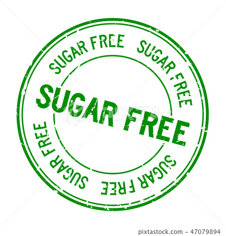Grunge green sugar free word round rubber stamp Grunge green sugar free word round rubber stamp 47079894