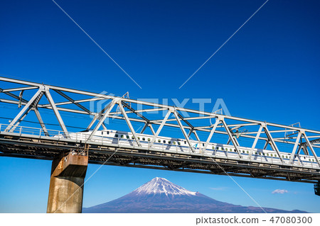 Shizuoka Prefecture Shinkansen and Mt. Fuji 47080300