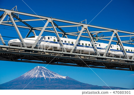 Shizuoka Prefecture Shinkansen and Mt. Fuji 47080301
