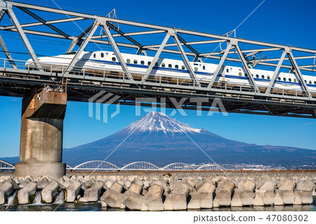 Shizuoka Prefecture Shinkansen and Mt. Fuji 47080302