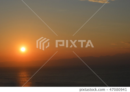 Sunset view from Enoshima Sunset view from Enoshima 47080941