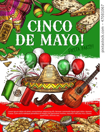 Fiesta party, Cinco de Mayo Mexican cuisine dishes 47081067
