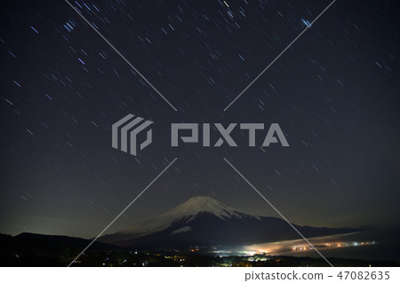 Wish to the stars Mt. Fuji from Lake Yamanaka Wish to the stars Mt. Fuji from Lake Yamanaka 47082635