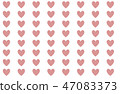 Heart symbol of love. Valentine's Day 47083373