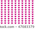 Heart symbol of love. Valentine's Day 47083379