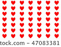 Heart symbol of love. Valentine's Day 47083381