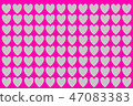 Heart symbol of love. Valentine's Day 47083383