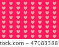 Heart symbol of love. Valentine's Day 47083388